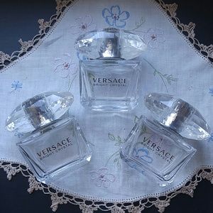 Versace Bright Crystal Empty Perfume Bottles